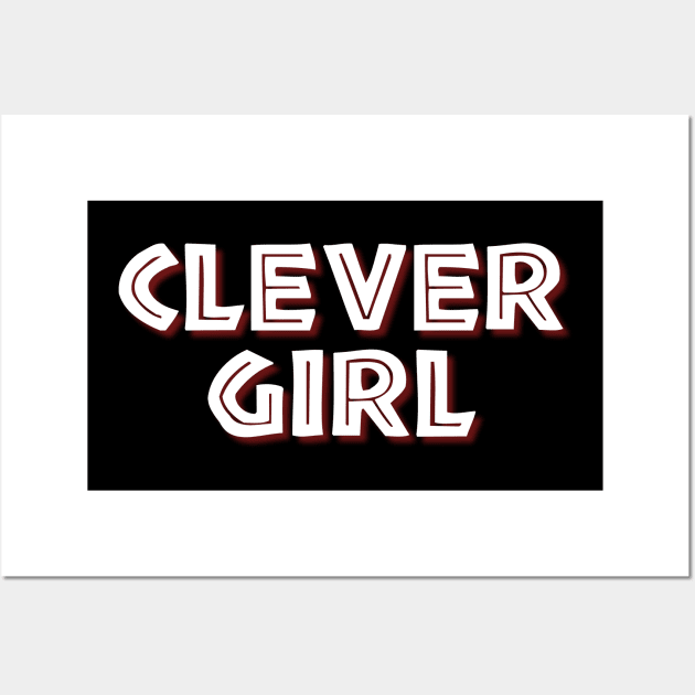 Clever Girl Wall Art by Spatski